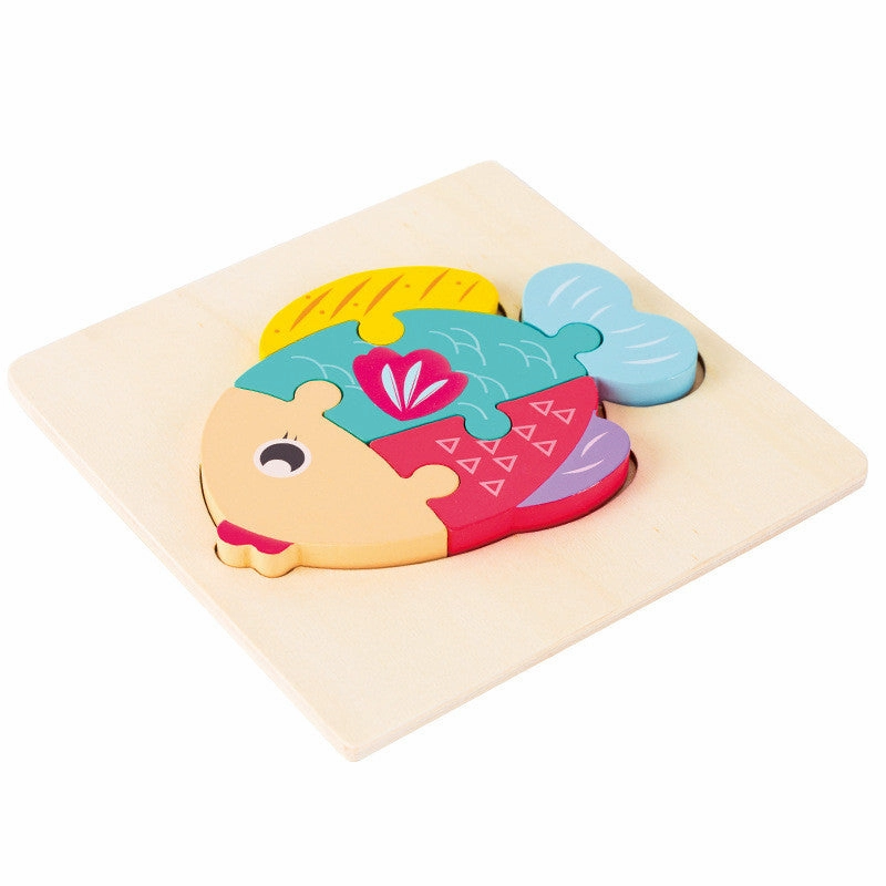 Wooden Jigsaw Puzzle Blocks Wooden Puzzle Toys for Toddlers