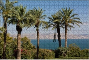 Wooden Puzzle 1000 Pieces The sea of Galilee Jigsaw Puzzles for Children or Adults Educational Toys Decompression Game