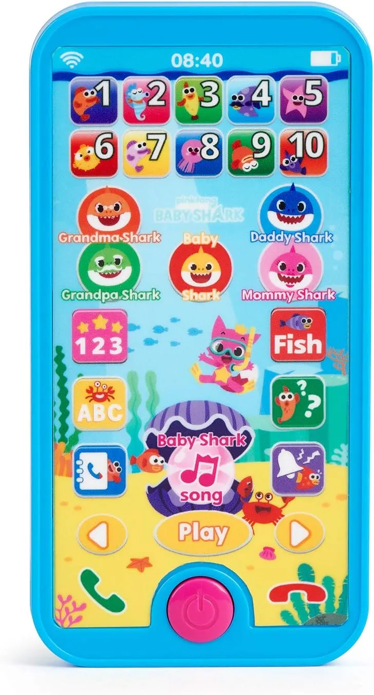 WowWee Pinkfong Baby Shark Smartphone - Educational Preschool Toy