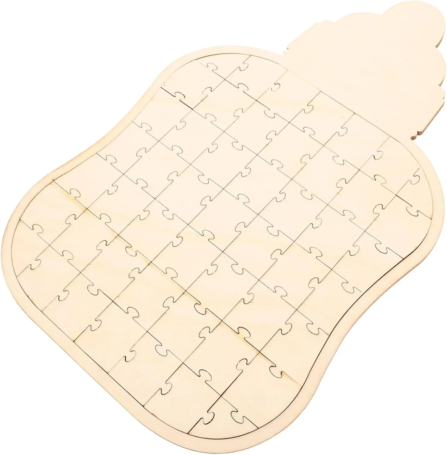 Yardwe Wooden Learning Puzzle DIY Bottle Jigsaw for Boys and Girls Arts Crafts Montessori Toys