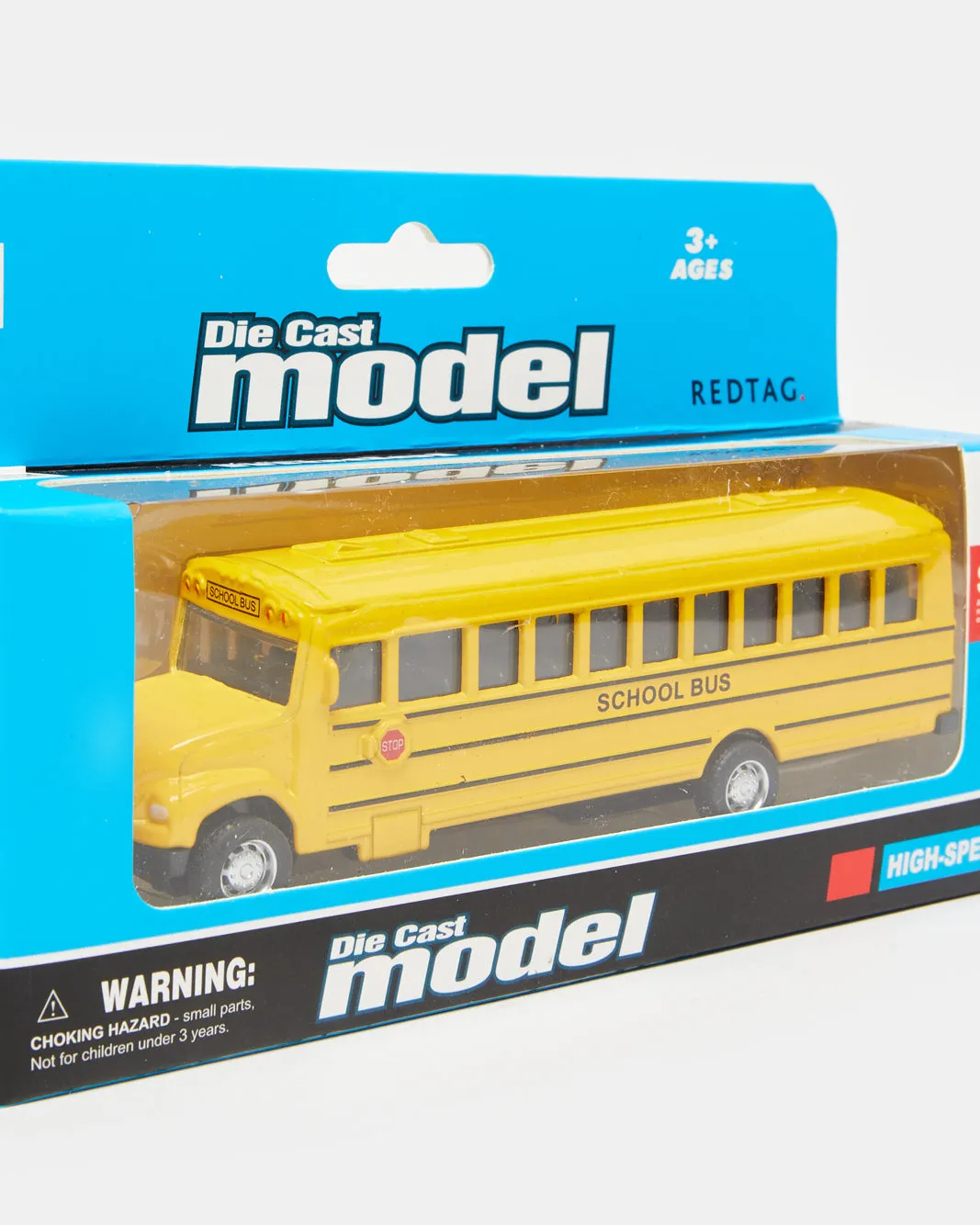 Yellow Pull Back Die Cast School Bus
