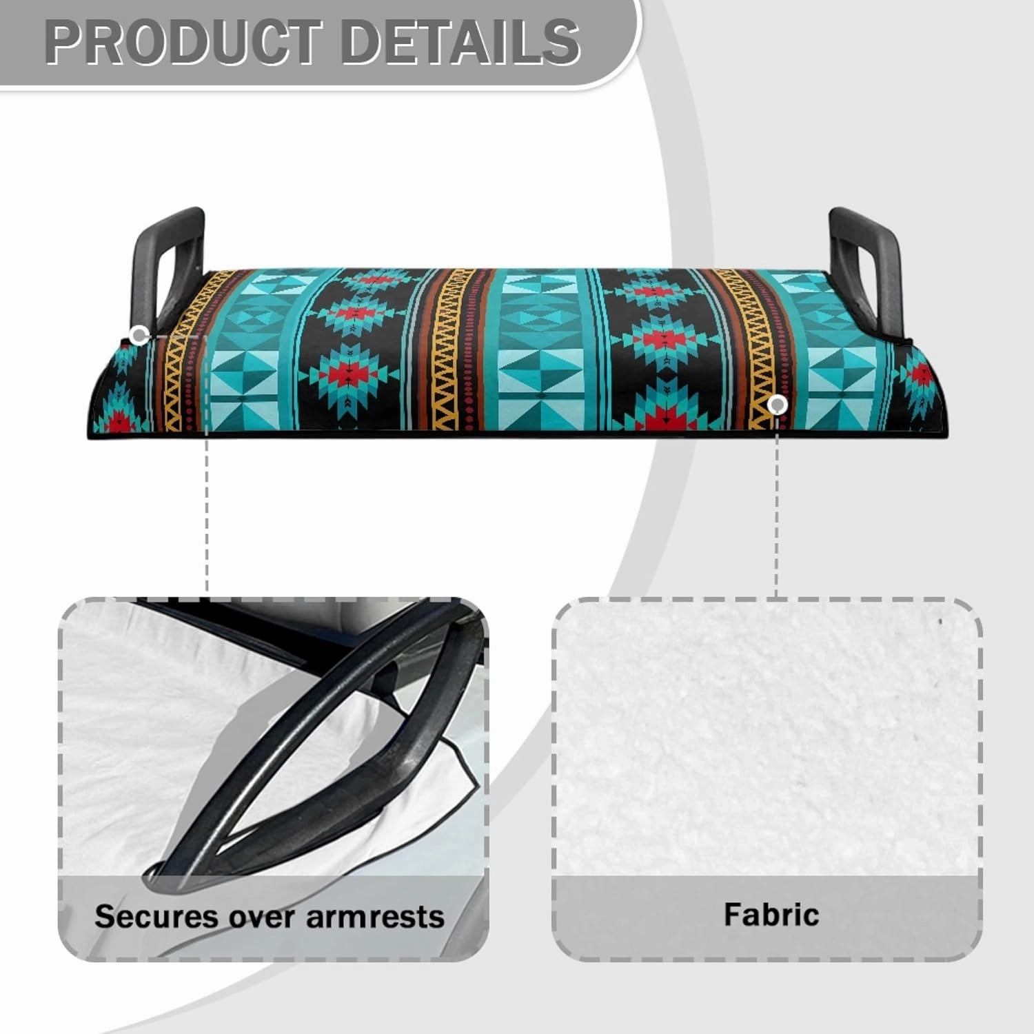 Yewattles Golf Cart Seat Cover Portable Club Car Seat Towel Universal Fit 2-Seat Golf Cart