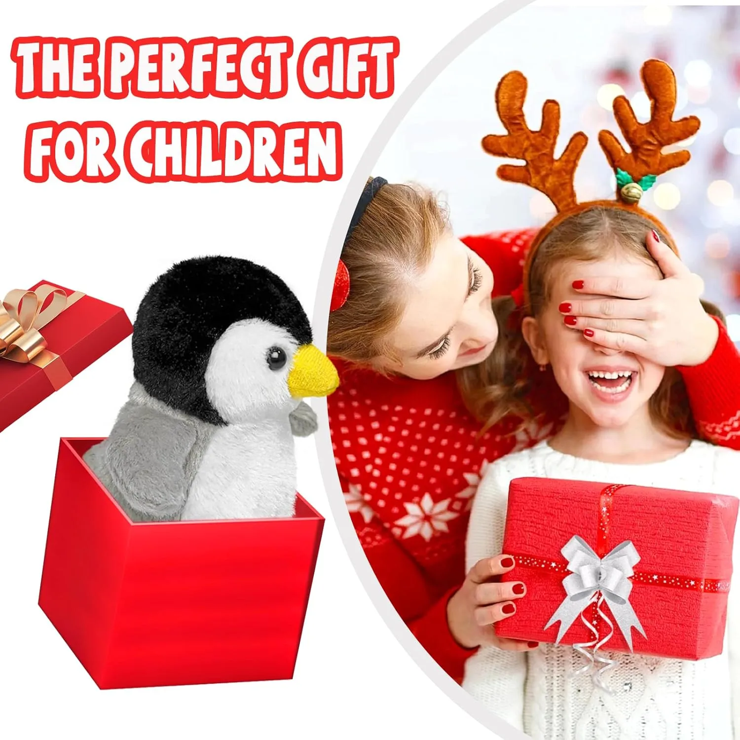 YH YUHUNG Talking Penguin Plush Toy - Interactive Plush Animal Repeating Kids Toy