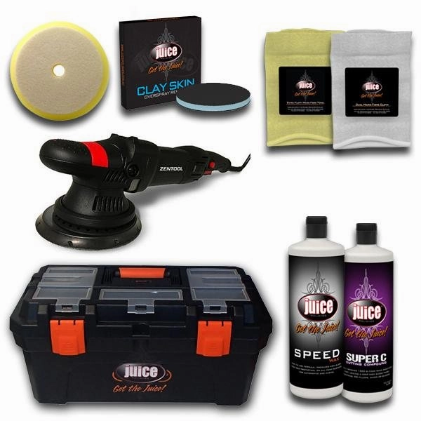 Zentool Series 2 Juice Polishes Kit Dual Action Polisher Buff Wax Detailing Bigfoot